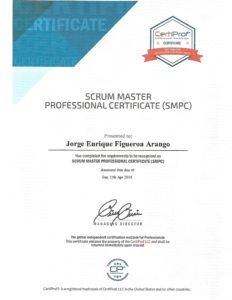 scrum master profesional certificado